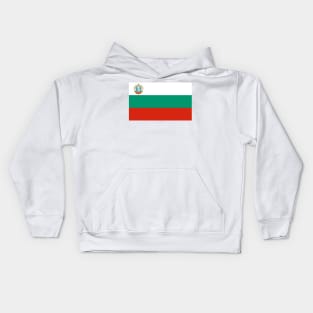 Socialist Bulgarian flag Kids Hoodie